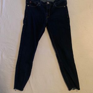 Size 29 Hudson cropped skinny jeans